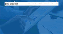 Desktop Screenshot of eu-credit.cz